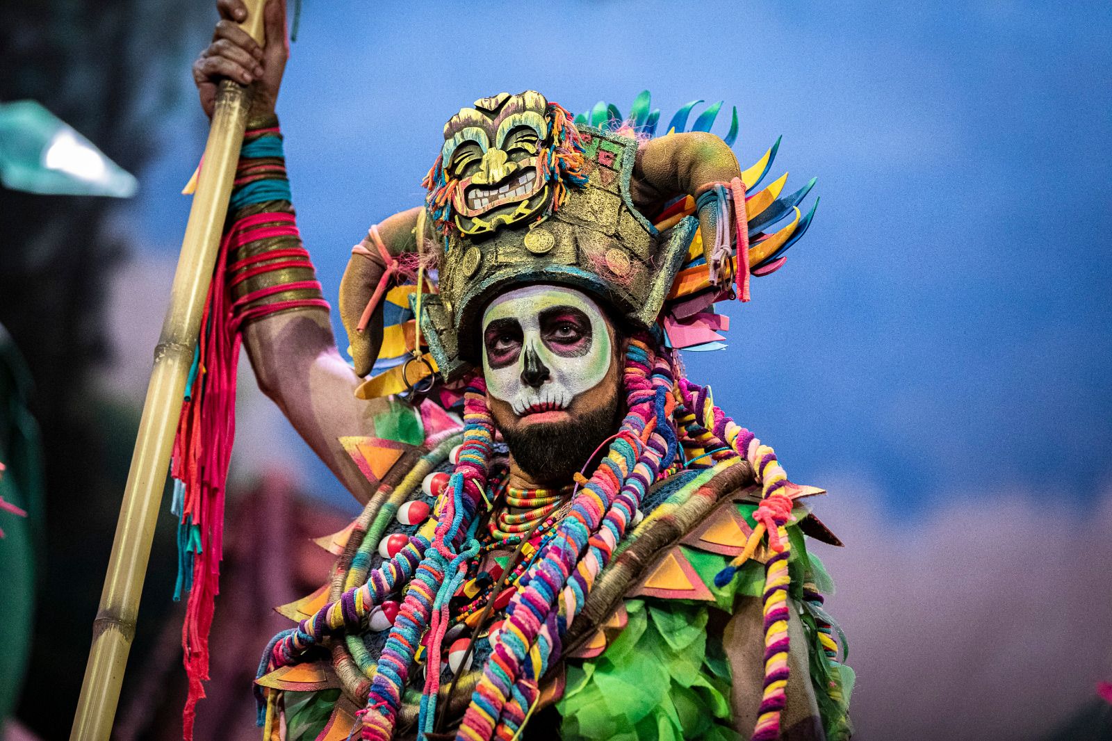 La comparsa 'La tribu'.