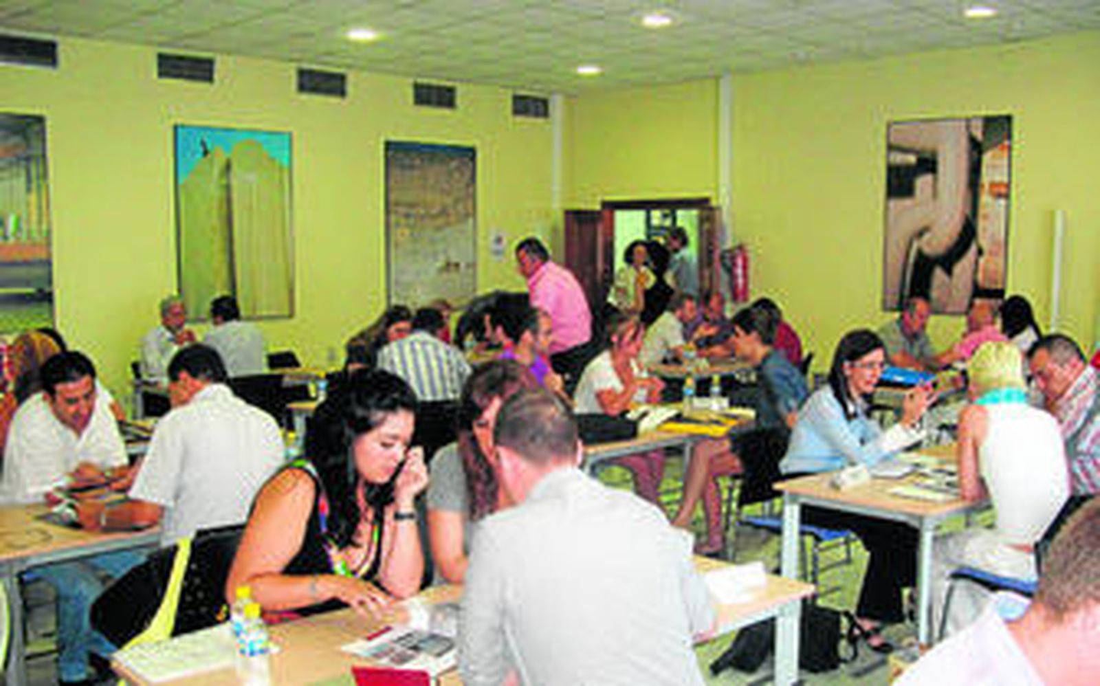 Ayer comenzaron los encuentros entre empresas andaluzas y agentes extranjeros para hacer nuevos contactos.