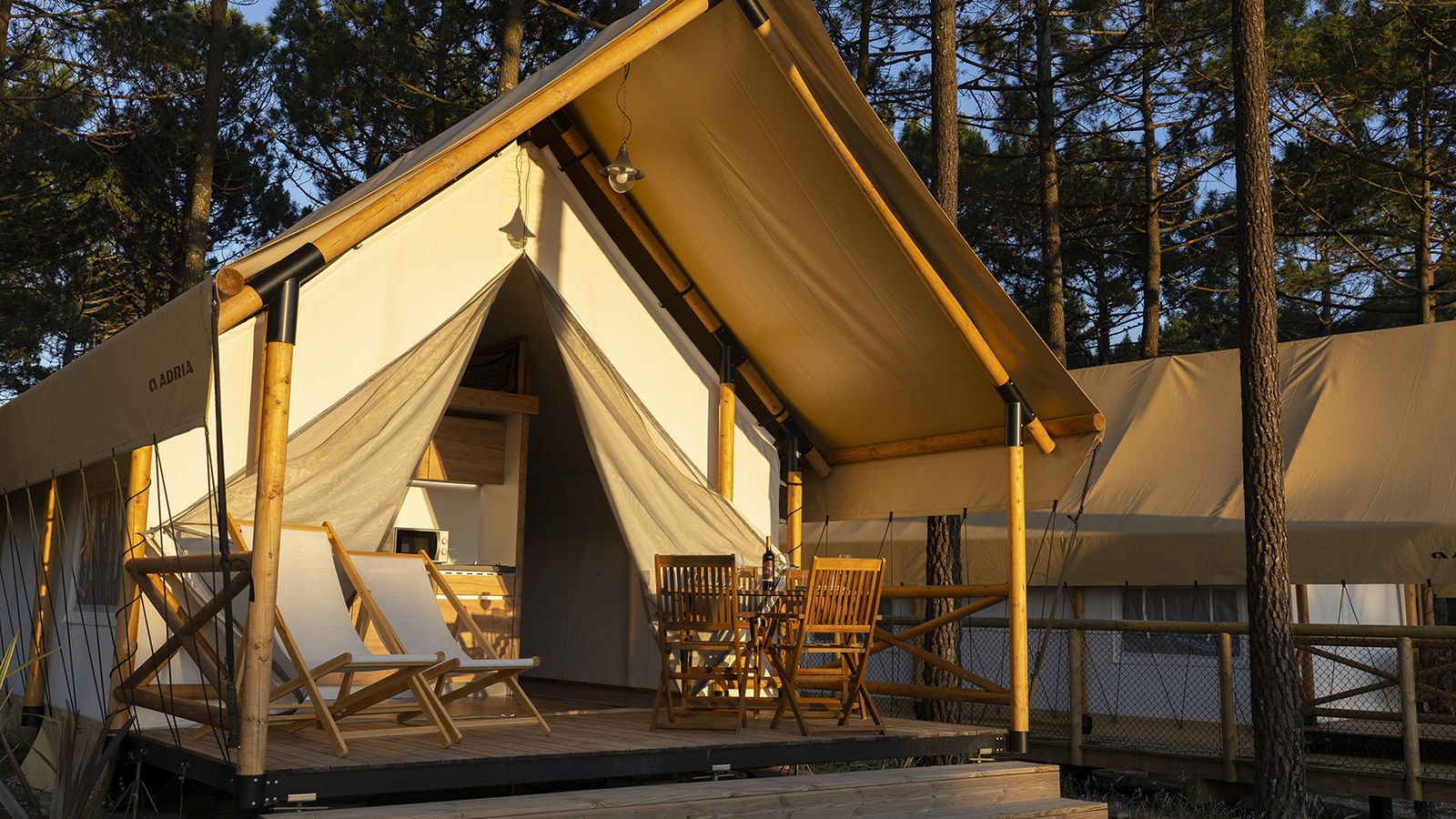 El 'glamping', una de las opciones de alojamiento que ofrece Ohai Nazaré.