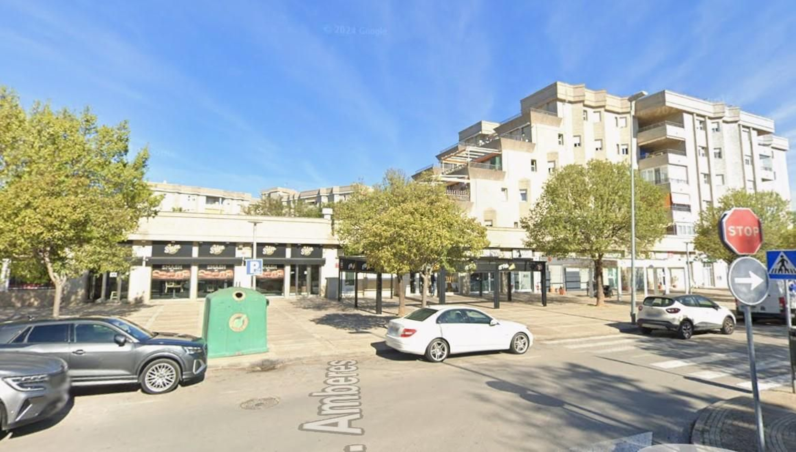 Calle Amberes de Jerez, ubicada en la zona de Chapín.