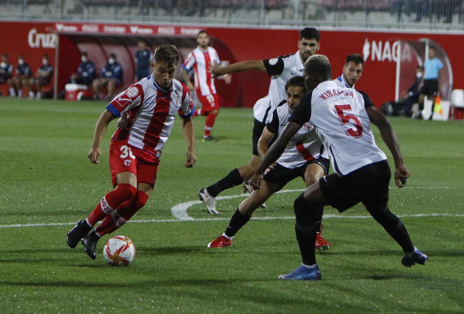 Las fotos del triunfo del Algeciras en  el campo del Sevilla Atlético (1-3)