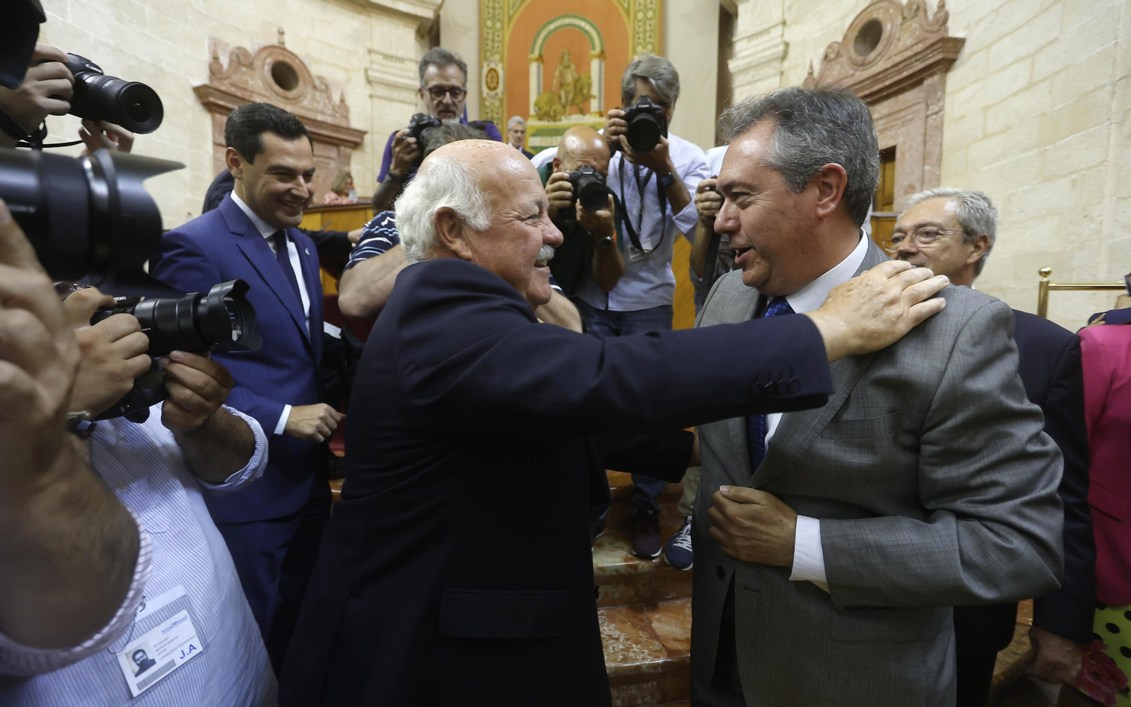 La constitución del Parlamento andaluz, todas las imágenes