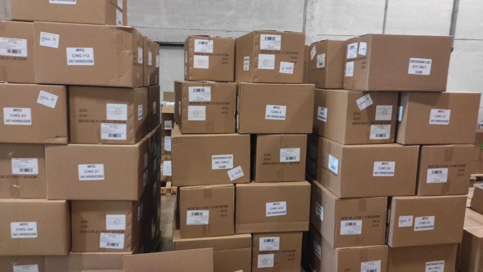 Test de antígenos en el almacén de MD Sanitary.