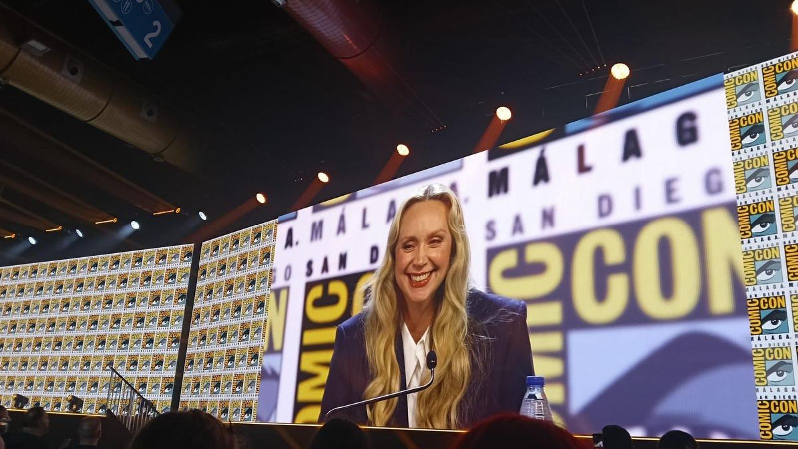 La actriz Gwendoline Christie en la Comic-Con de Málaga.