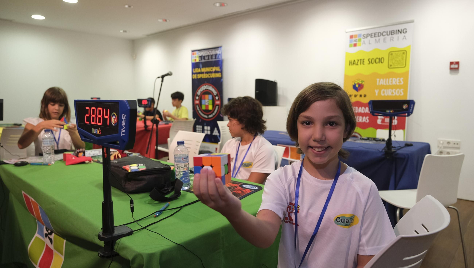 II Torneo de Speedcubing de la Feria de Almería 2024, en imágenes