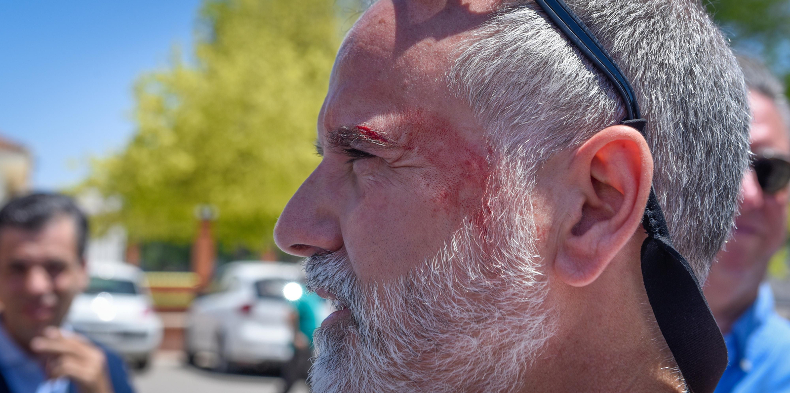 Las imágenes de los incidentes en el mitin de Vox en Marinaleda