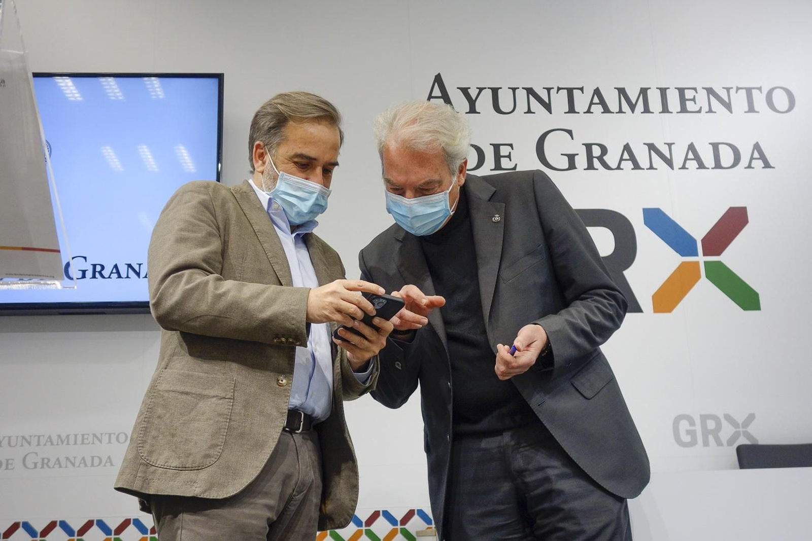 Jacobo Calvo y José Antonio Huertas