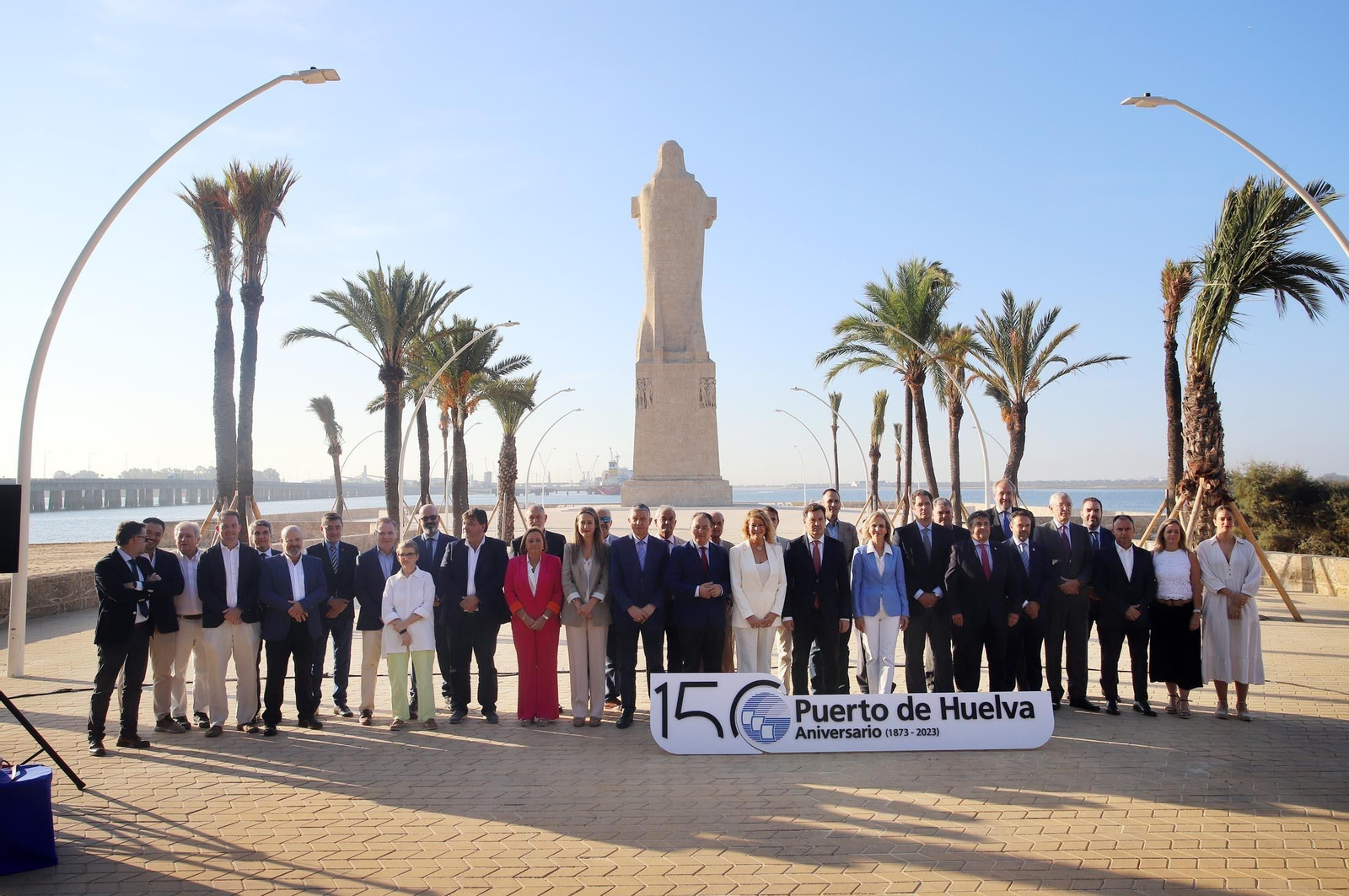 Imágenes de la inauguración de la remodelación del entorno del Monumento a Colón