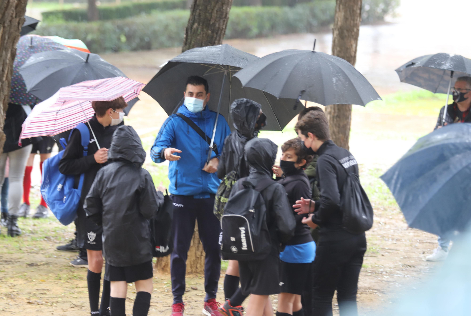 La mañana del sábado despide las lluvias de otoño en Huelva