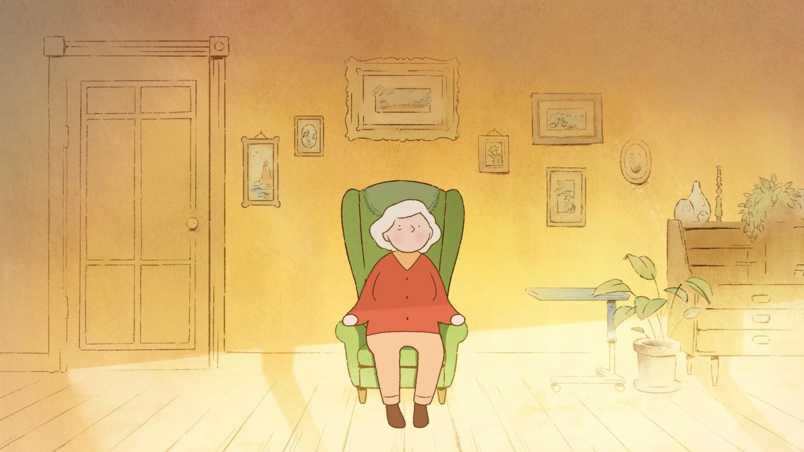 Fotograma de la película 'Late Afternoon', con la protagonista sentada en un sillón.