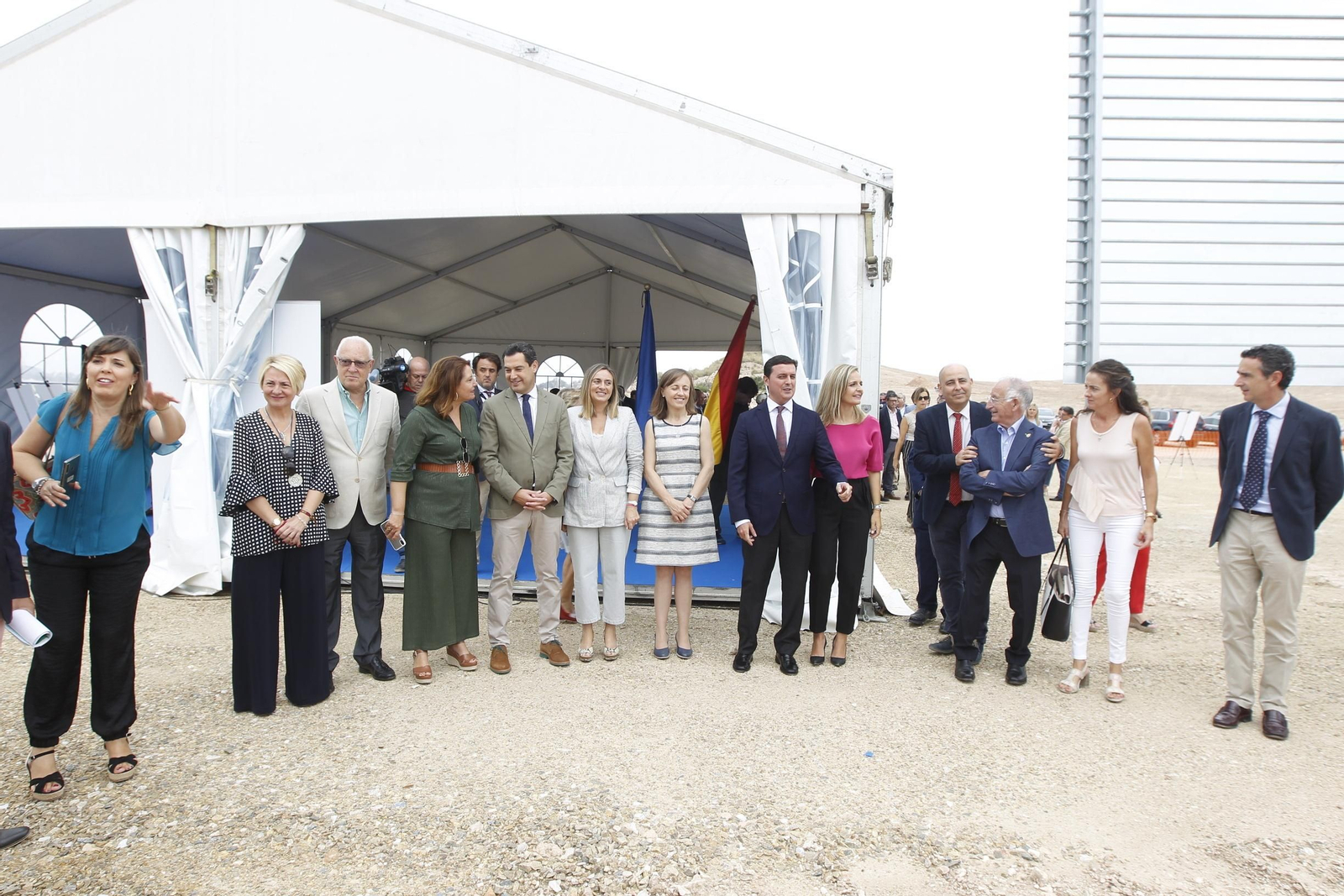 Fotogalería colocación primera piedra cuarto tramo Autovía del Almanzora