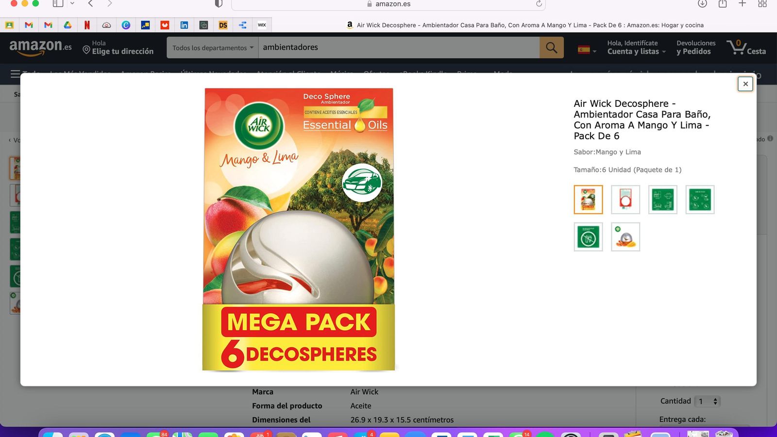 Ambientador para baño