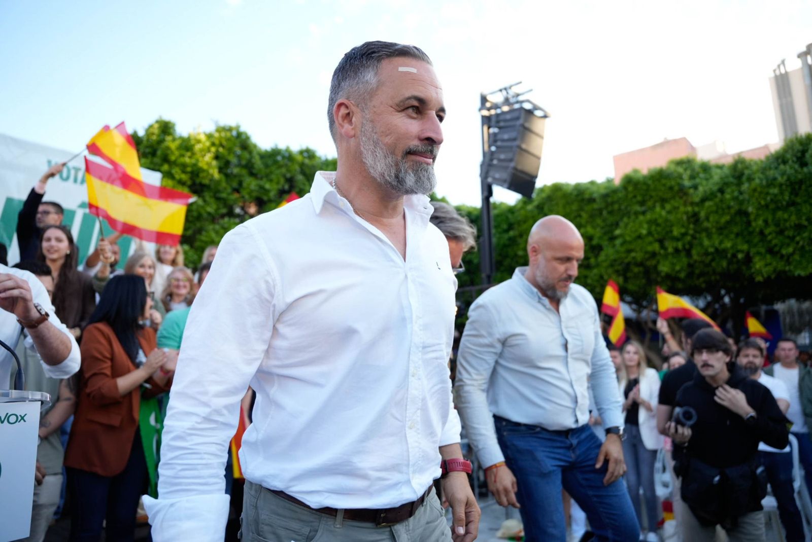 Las imágenes del acto público de Vox con Santiago Abascal en El Ejido