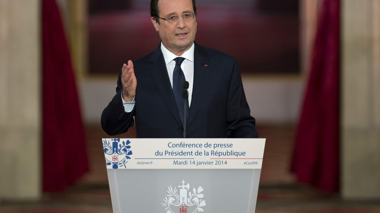 En la imagen, François  Hollande.