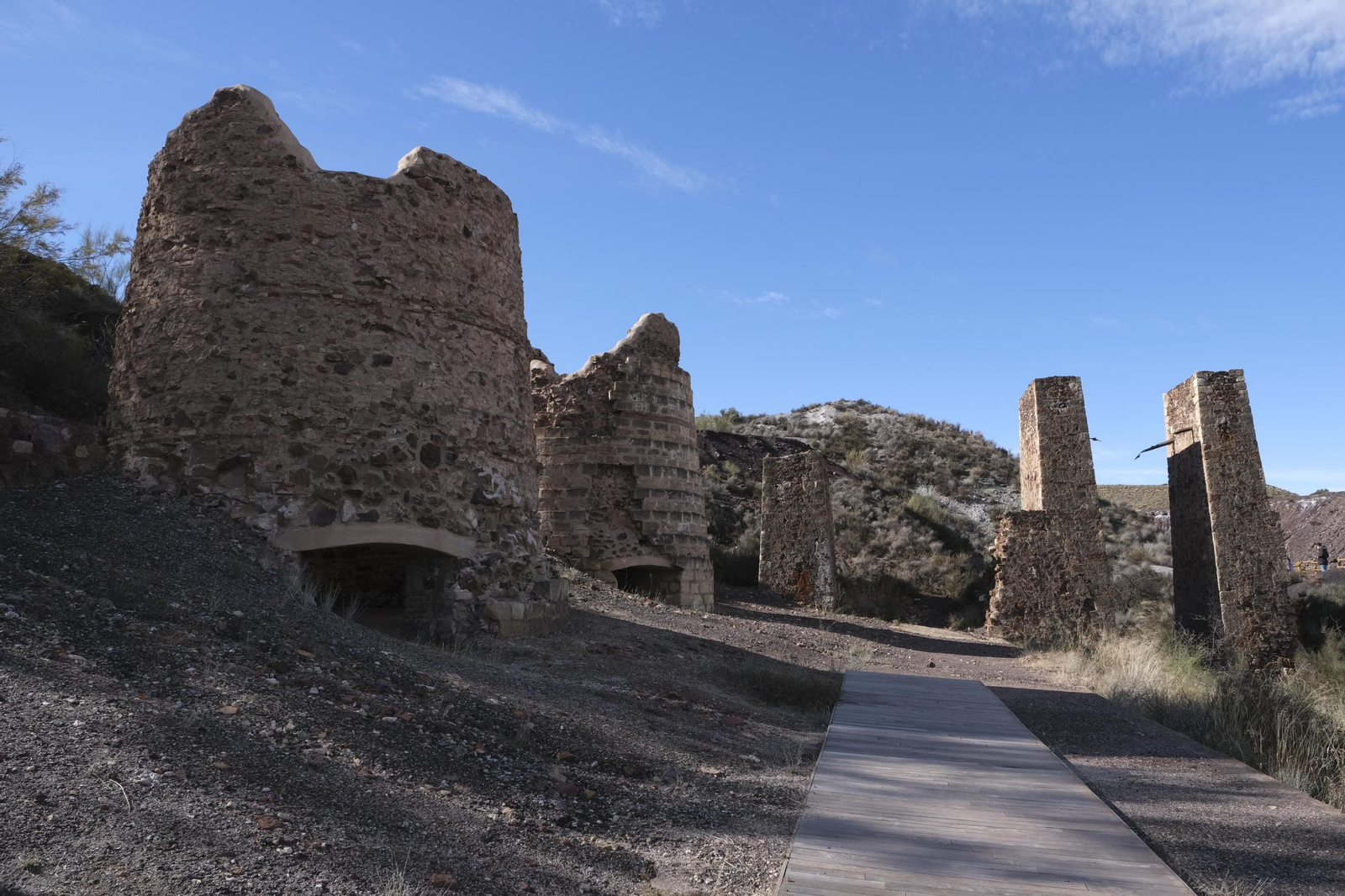Fotogalería hornos de calcinación en Lucainena de las Torres.  Almería