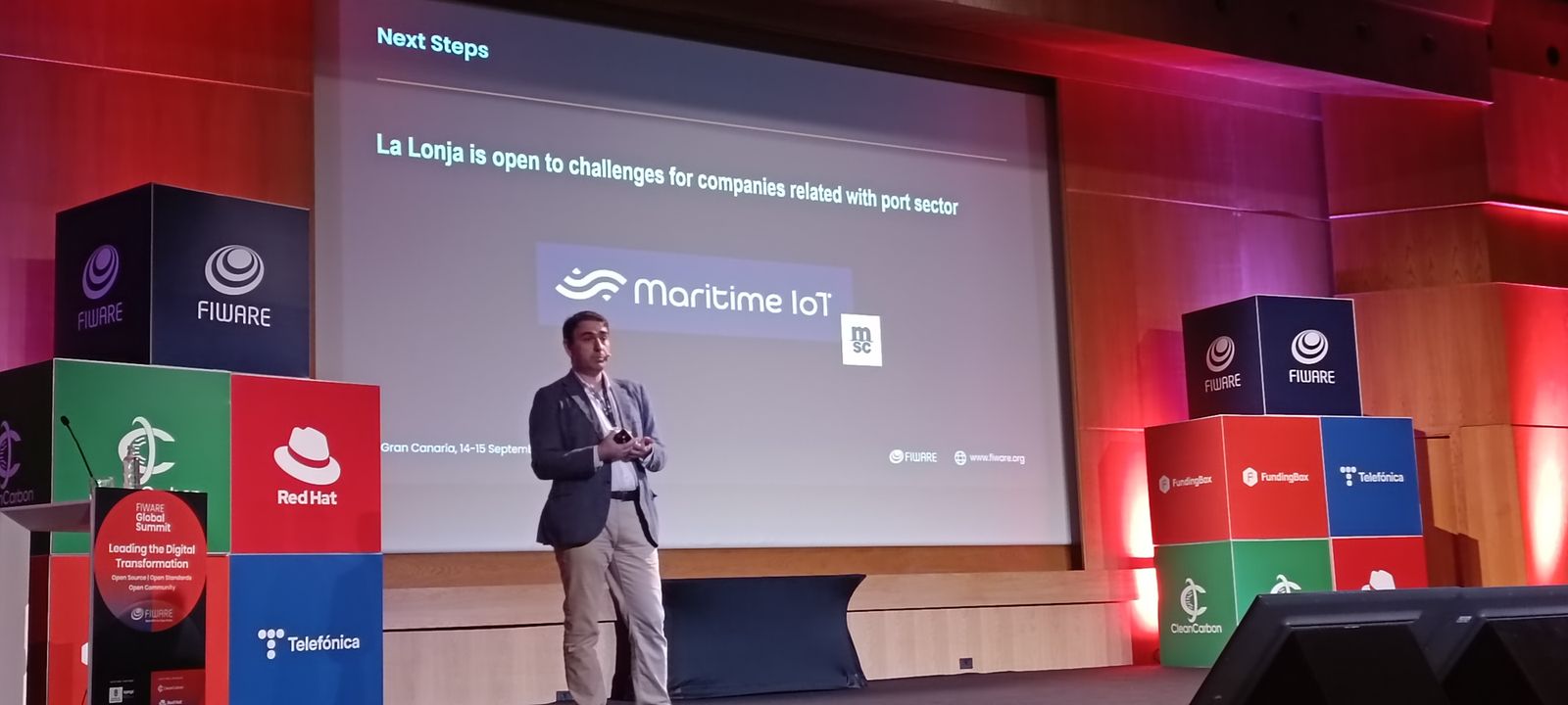 Presentación del proyecto de Maritime IoT.