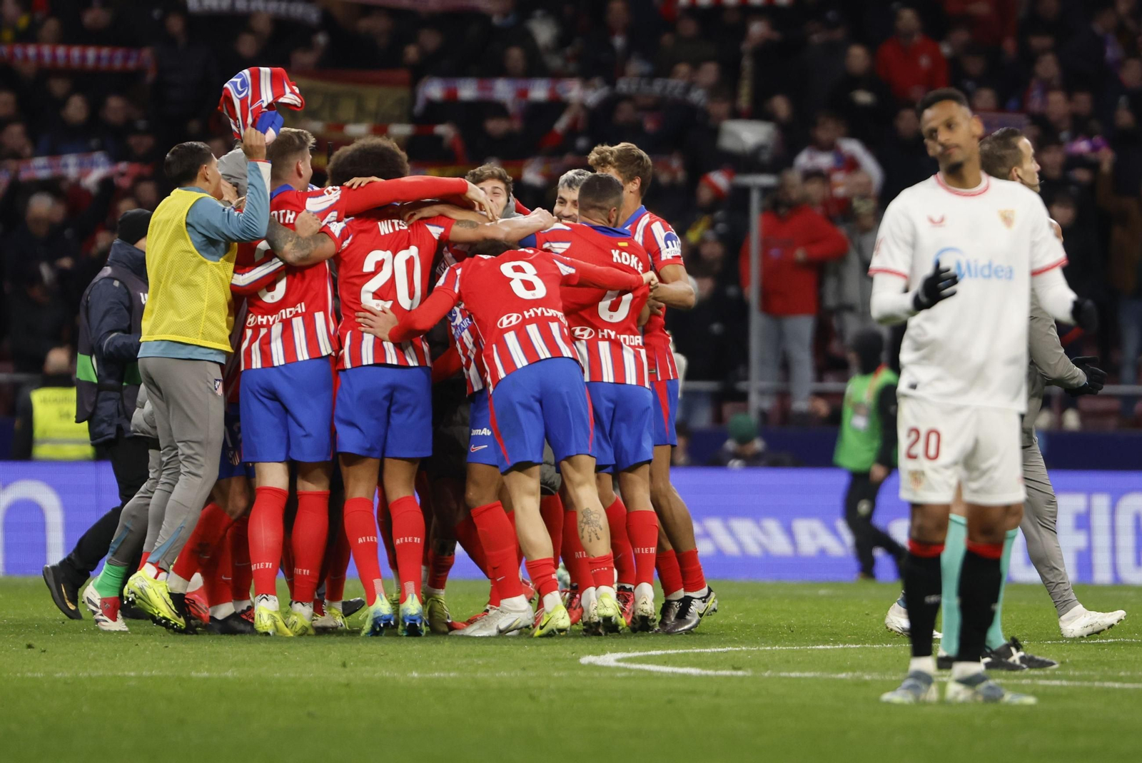 Las fotos del Atlético de Madrid - Sevilla