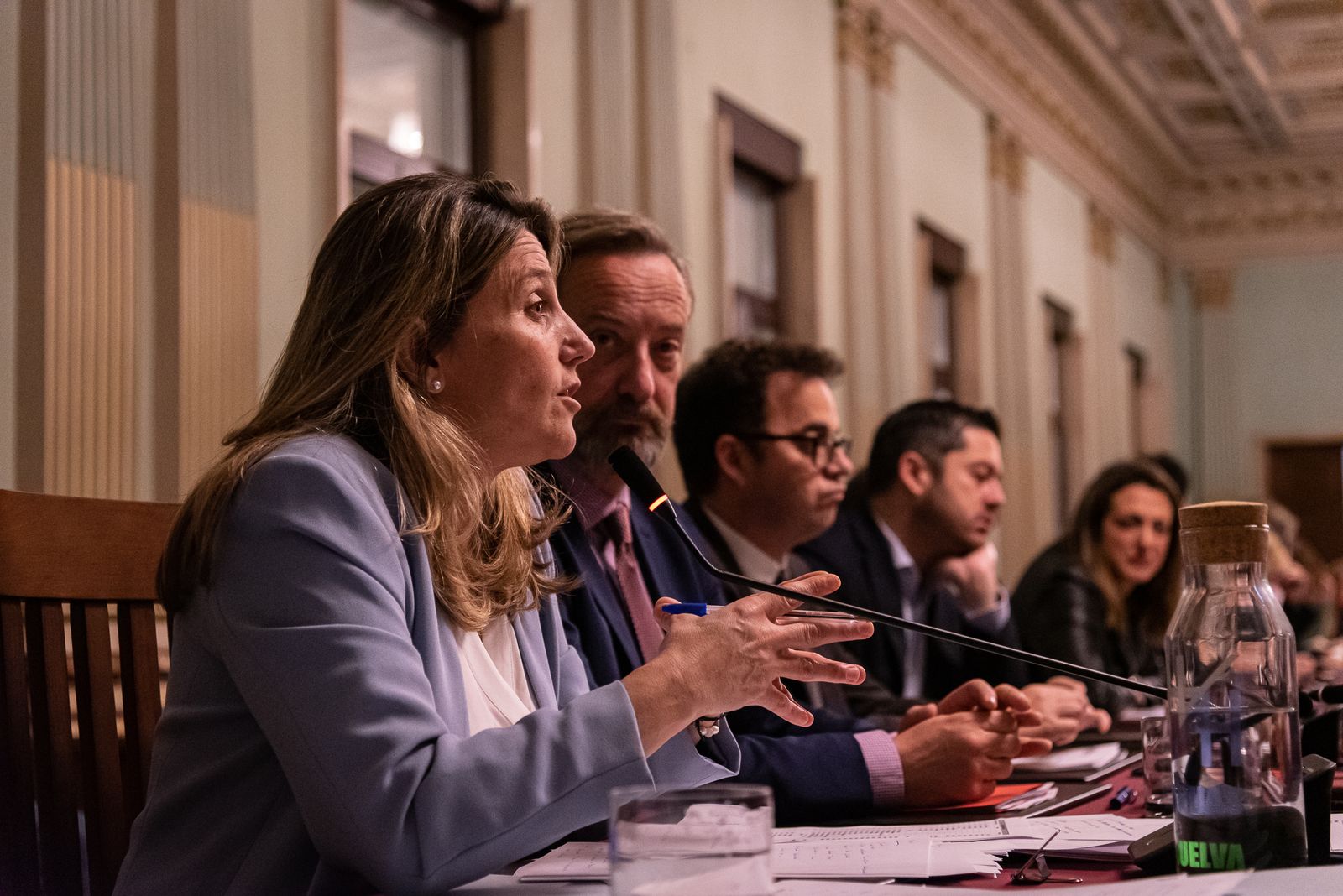 Imágenes del pleno extraordinario para la aprobación de los presupuestos del Ayuntamiento de Huelva