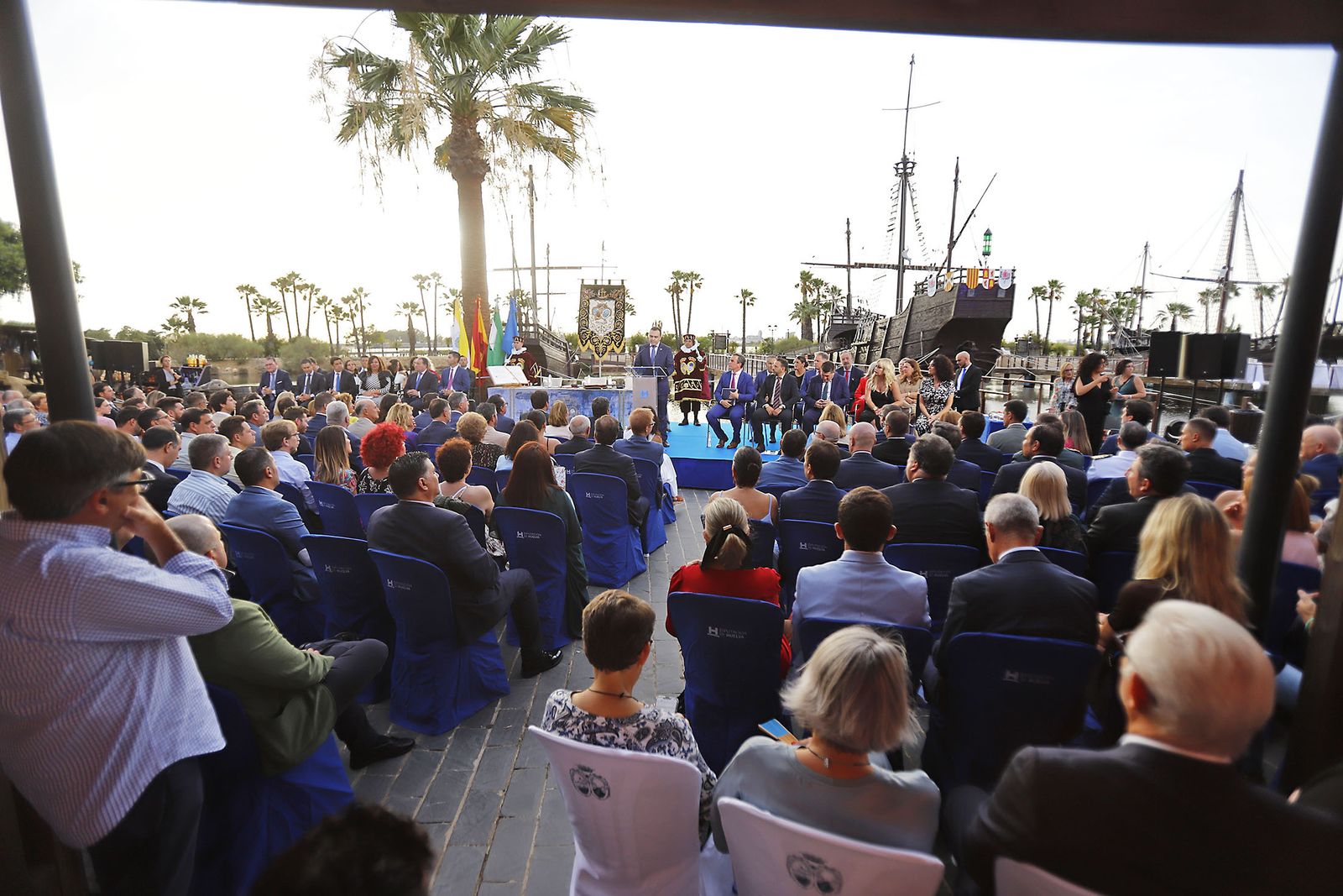 Imágenes de la constitución de la Diputación de Huelva