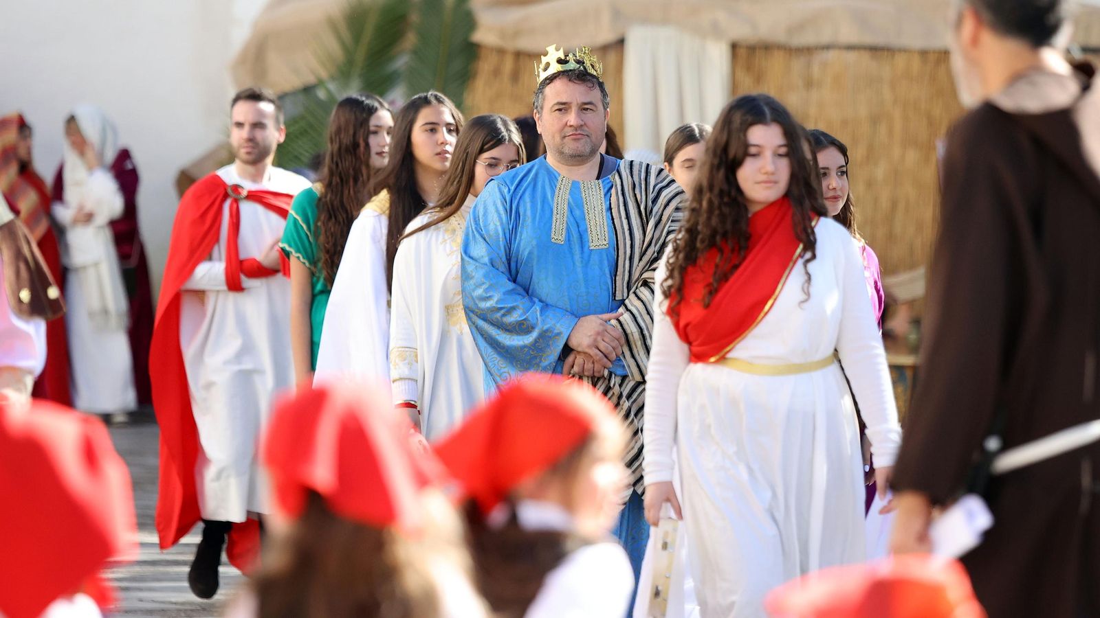 Imágenes del Belén Viviente de la plaza San Lucas en Jerez
