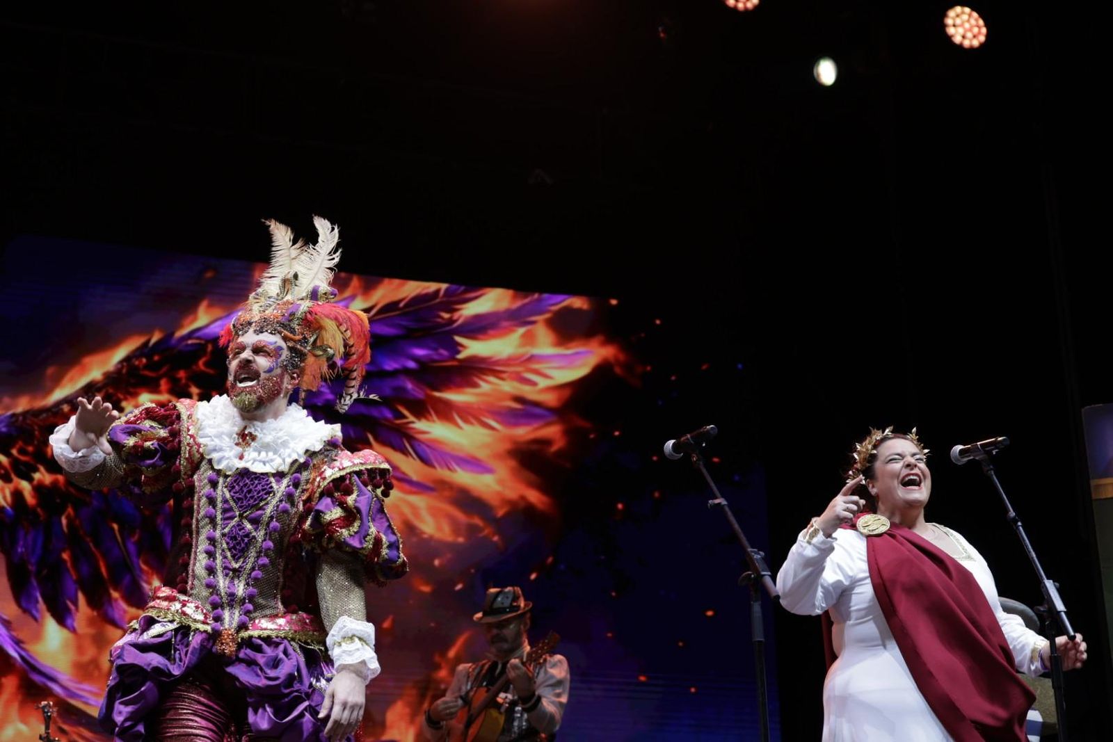 Cortejo, acto y quema del Dios Momo del Carnaval de Cádiz 2026