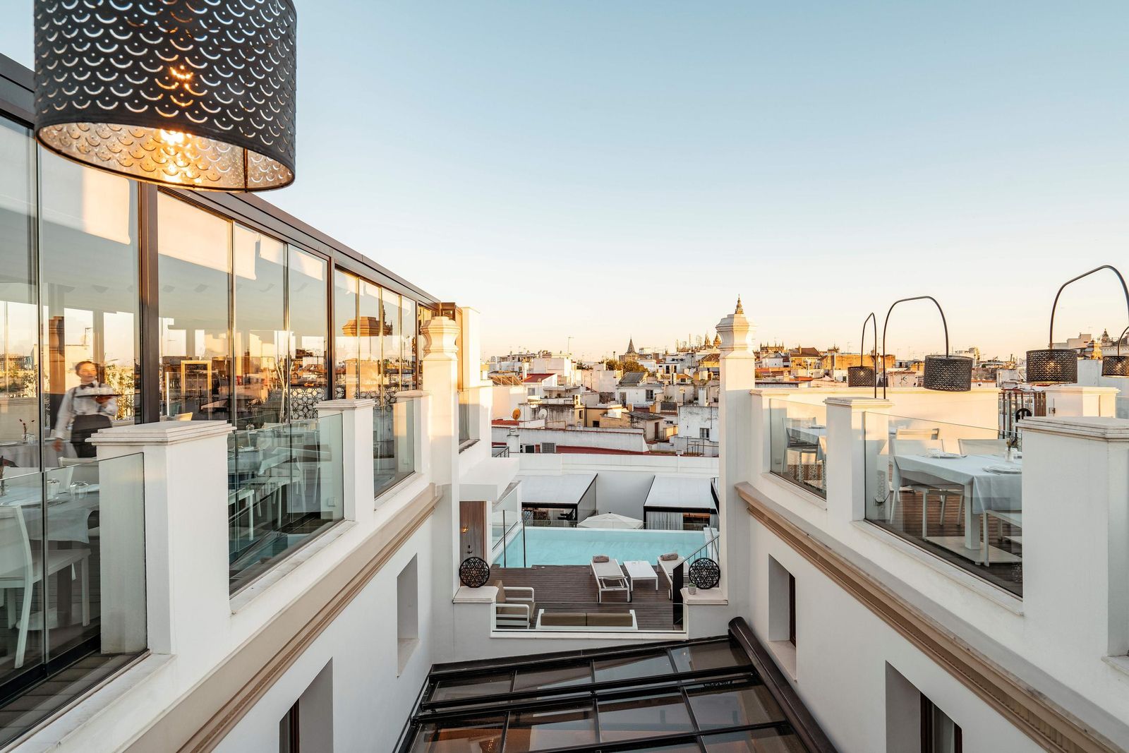 Vistas desde la terraza del  Vincci Selección UNUK