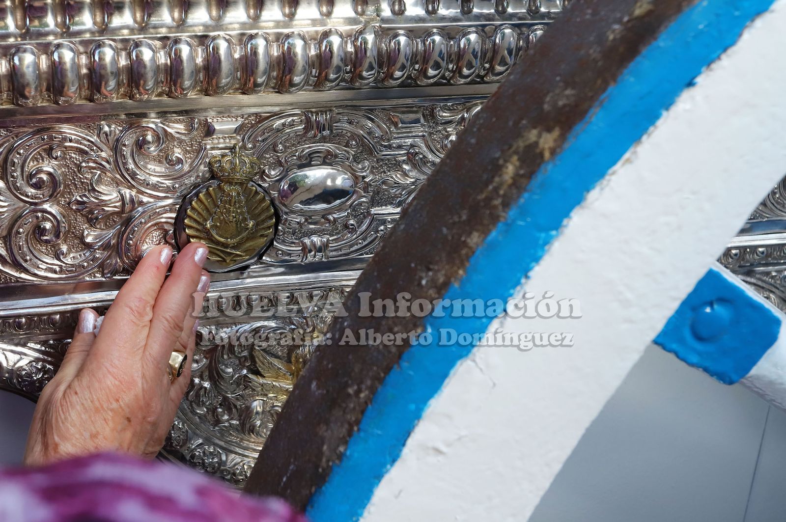 Imágenes  de Emigrantes y el gran ambiente que le ha acompañado en su salida. Rocío 2019