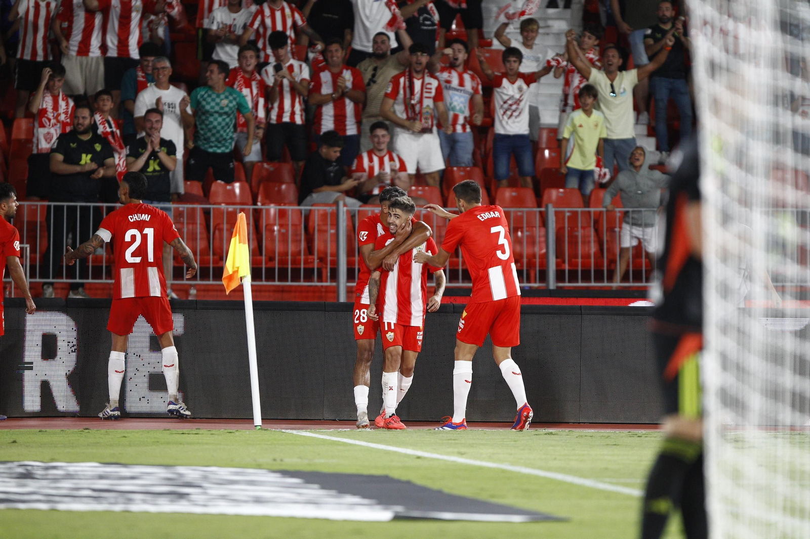 La victoria de la U.D. Almería ante el Real Burgos, en imágenes