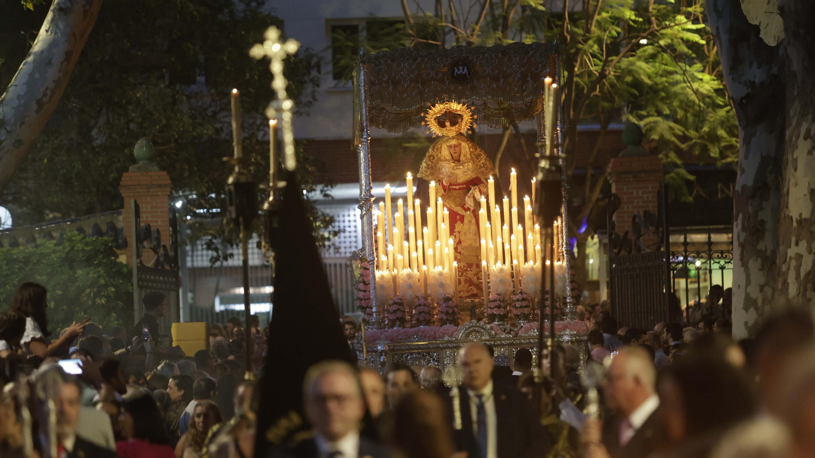 La Magna Mariana de Algeciras por el Parque María Cristina, en imágenes
