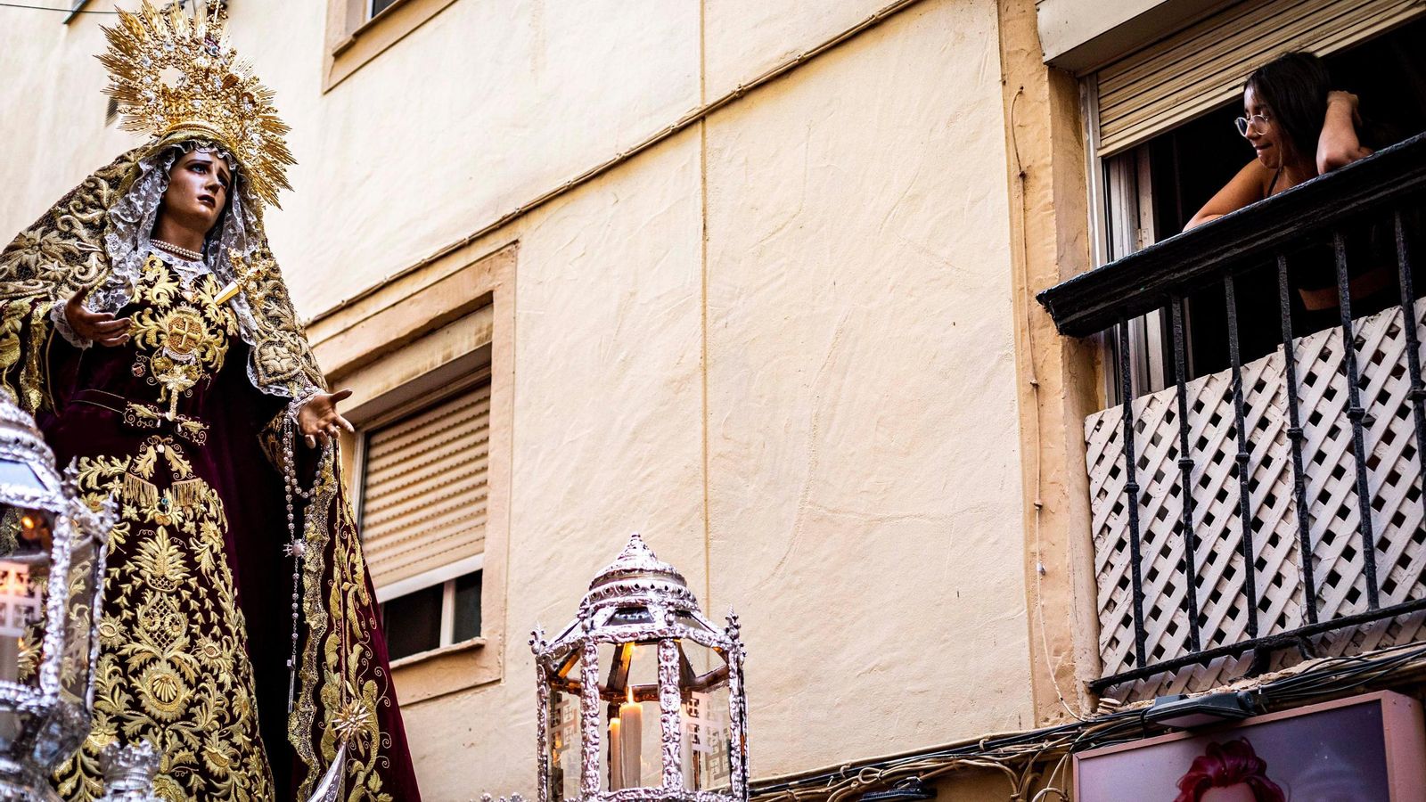 El encuentro del Señor de La Cena y la Virgen de los Dolores