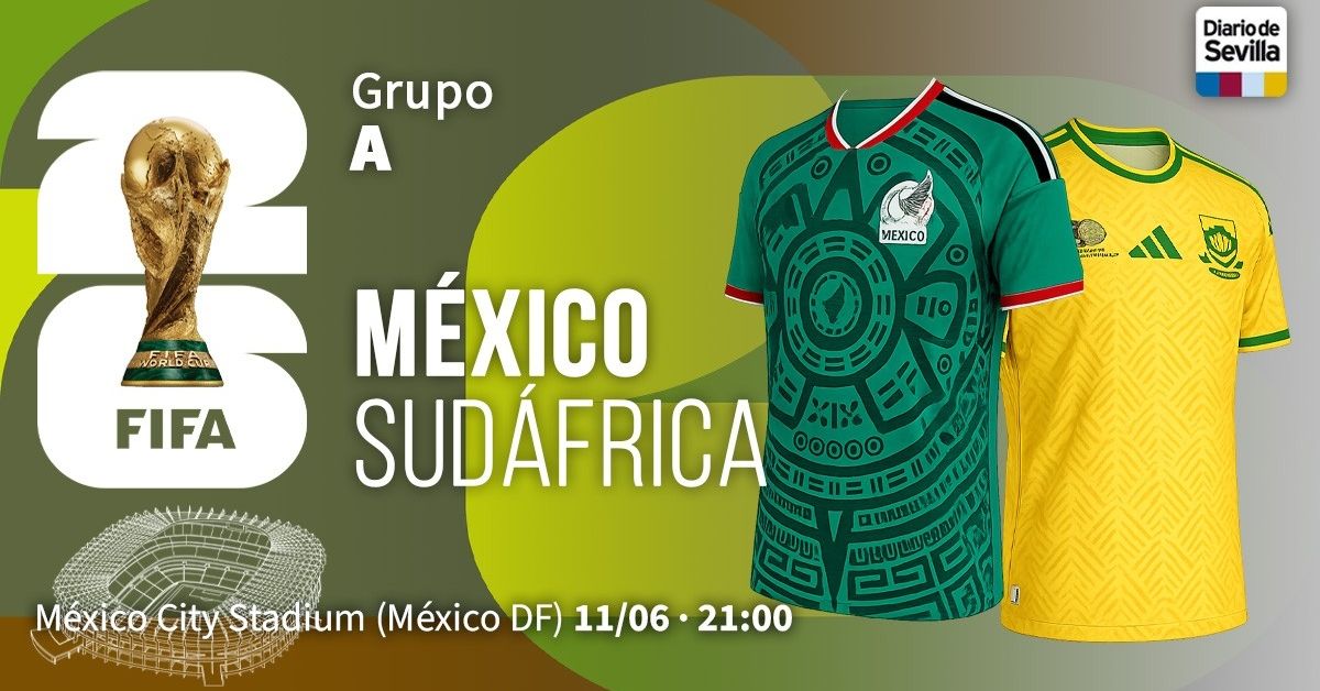 México-Sudáfrica: horario y dónde ver el partido inaugural del Mundial 2026