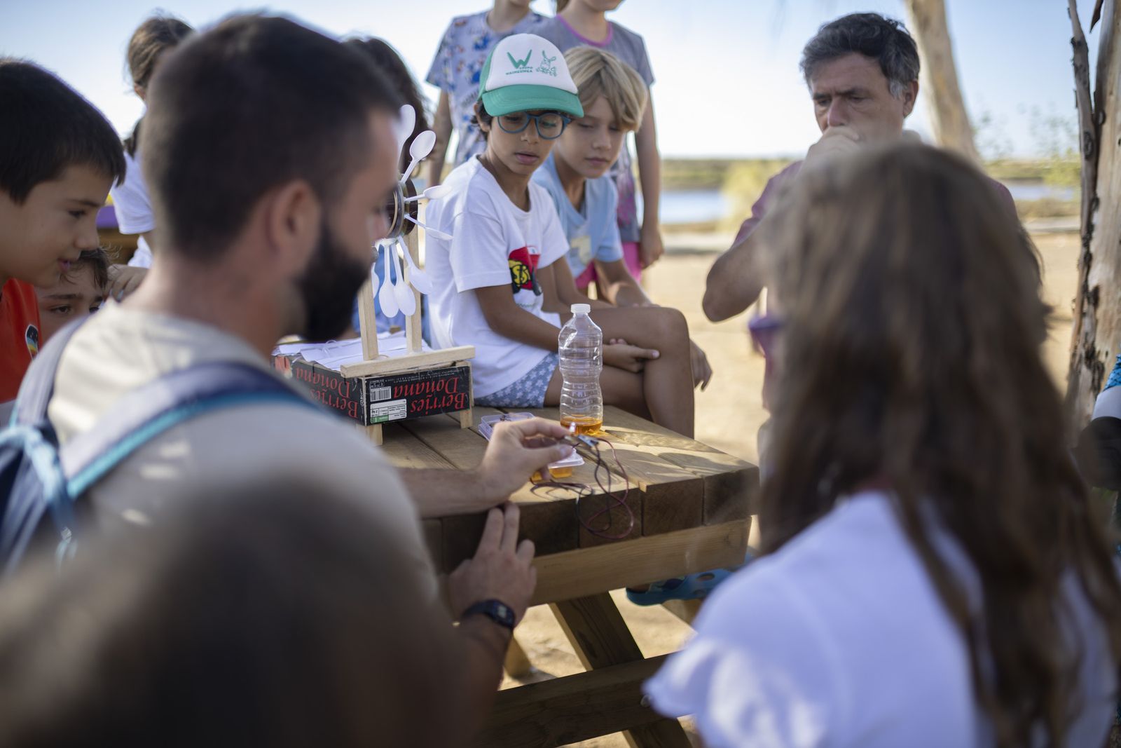Imágenes de la clausura de la Escuela de Exploradores en Marismas del Odiel
