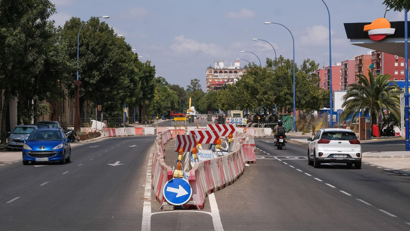 Estos son los cortes de tráfico por las obras de la avenida de las Razas