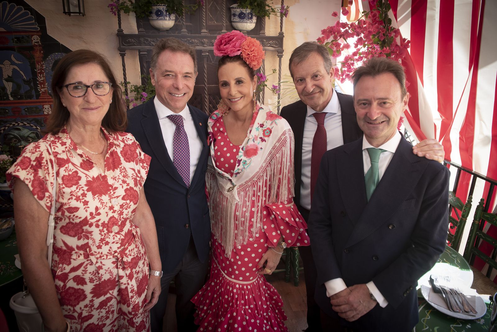 La recepción en la caseta del Santander, en imágenes