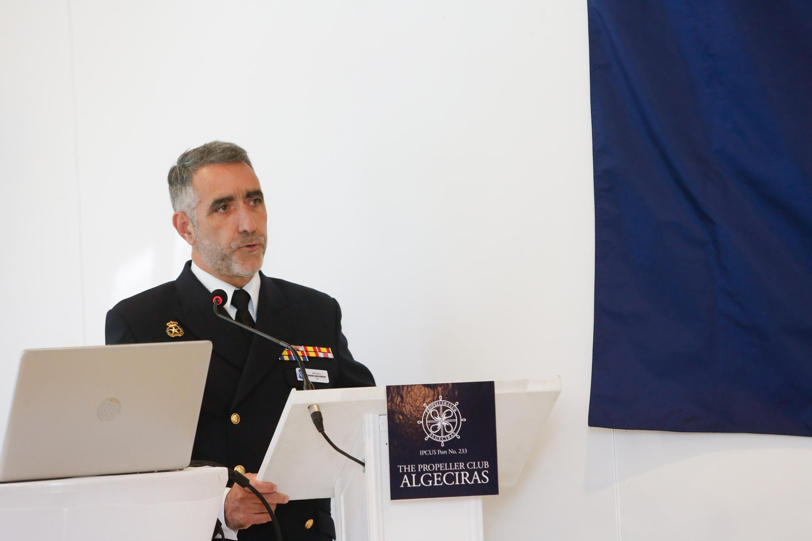 Las fotos del almuerzo del Propeller Club de Algeciras con Fernando García Rodríguez, jefe de Estado Mayor de la Operación Atalanta