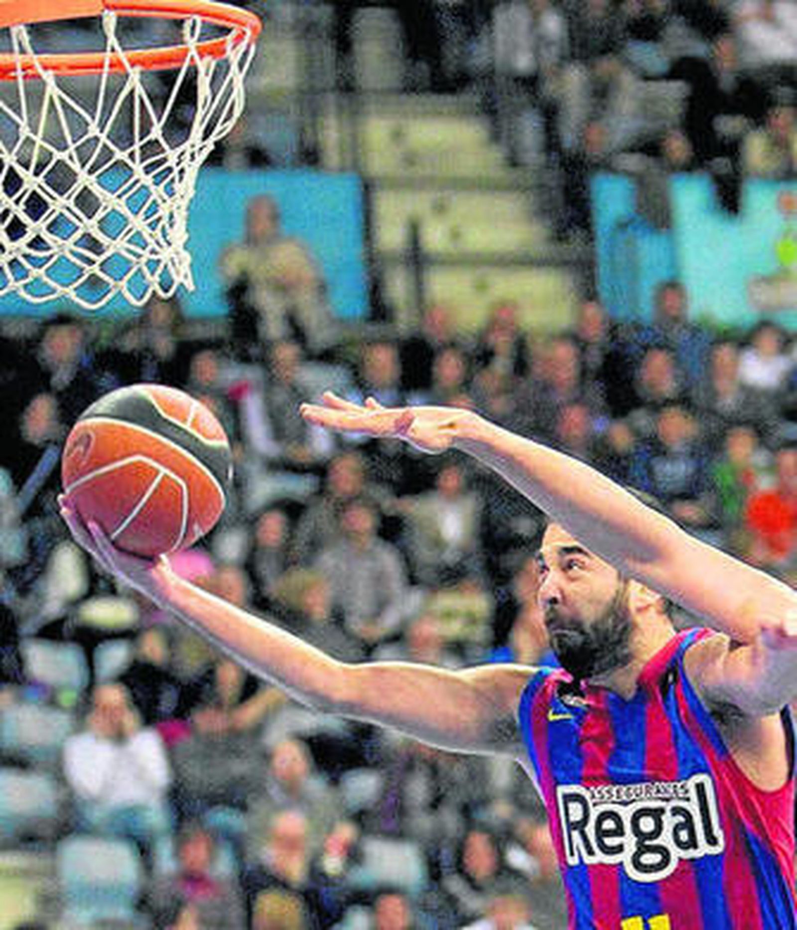 Navarro fue el mejor jugador azulgrana en Las Palmas.