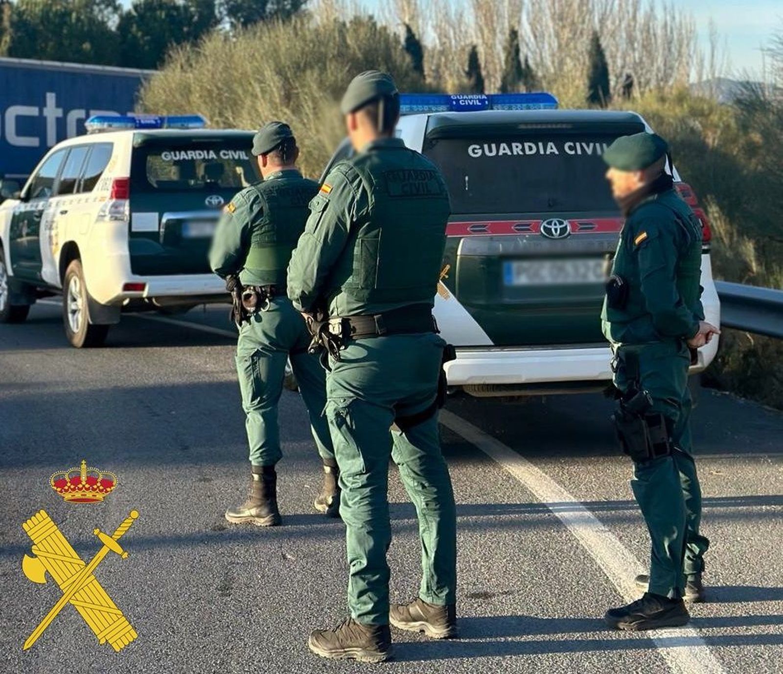 Detenido el conductor de un tráiler que circulaba ebrio y en sentido contrario en Almería.