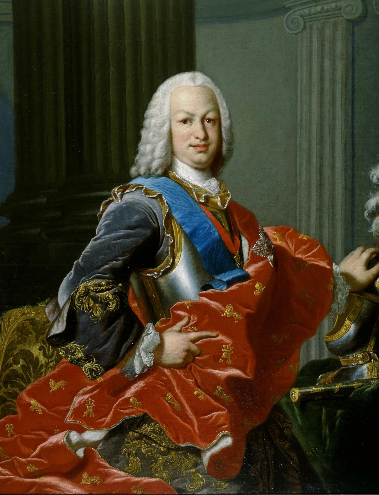 Retrato del rey Fernando VI bajo cuyo reinado Algeciras logró su independencia de San Roque.