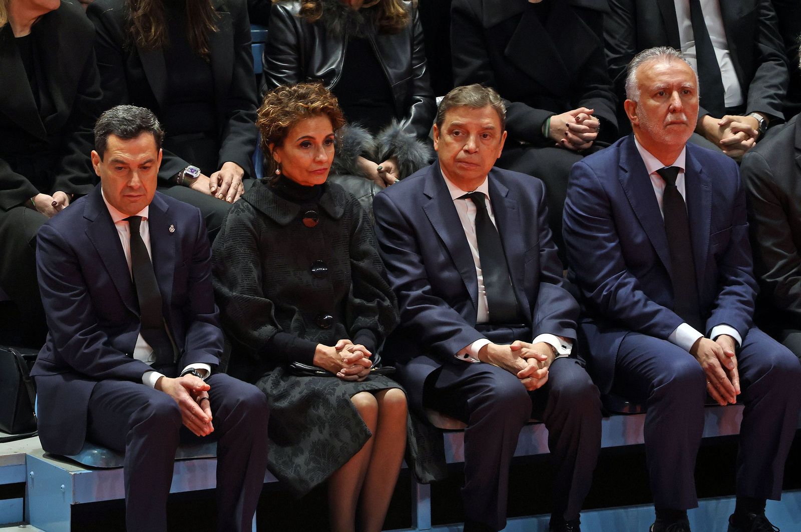 Fotografías de la misa funeral por las víctimas del accidente de tren en Adamuz