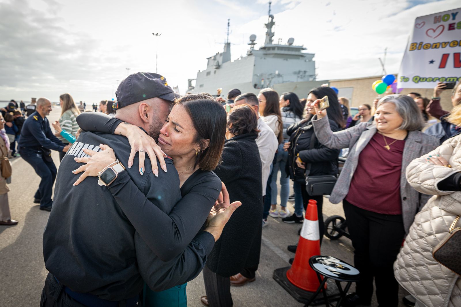 Imágenes del regreso de La fragata 'Numancia' a Rota tras participar en la operación Atalanta