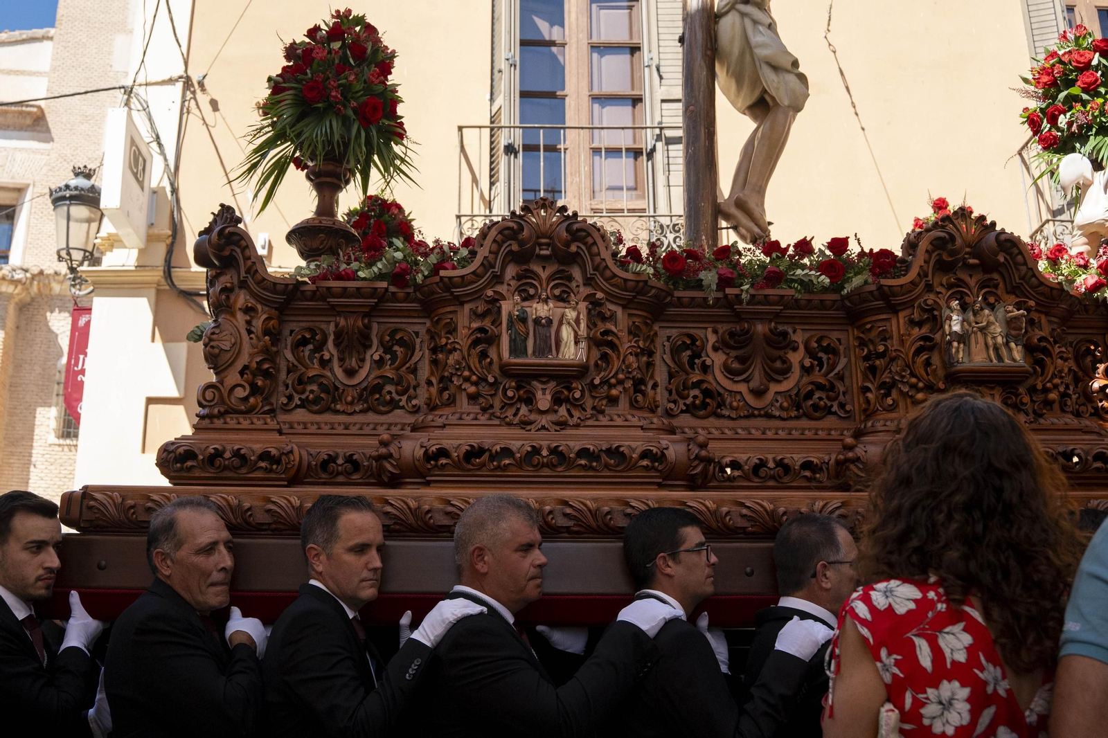 Eucaristía y procesión de Exaltación de la Cruz en la localidad de Vélez-Rubio