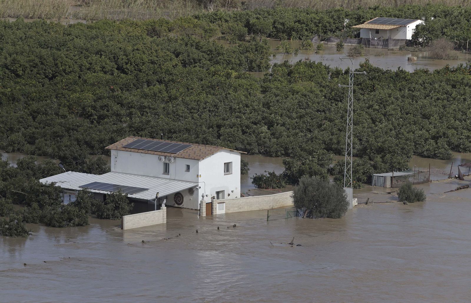 San Martín del Tesorillo después de la borrasca Marta, en imágenes