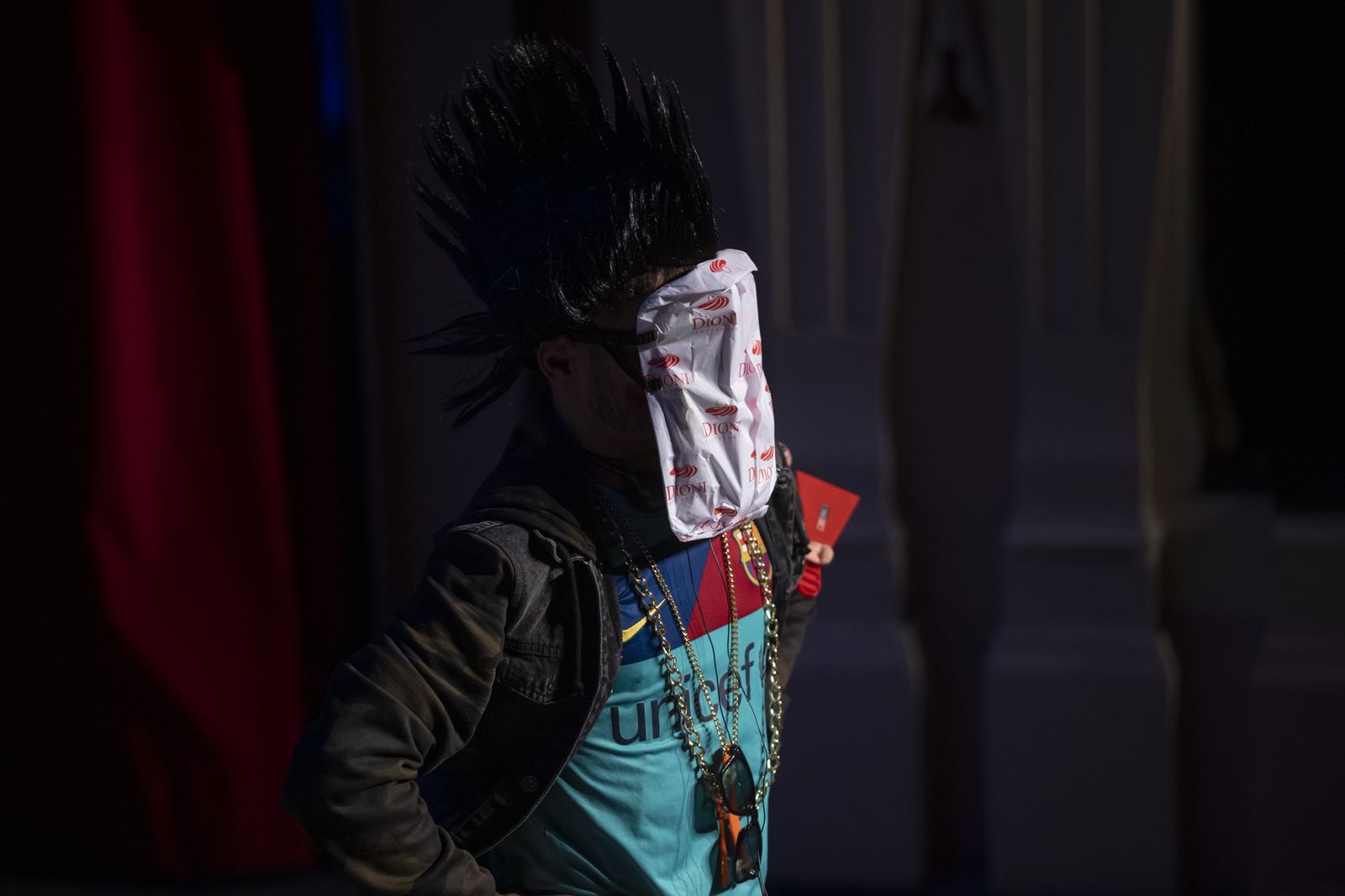 Imágenes de la actuación del cuarteto de Huelva "El plan Bellavista" en el Carnaval Colombino