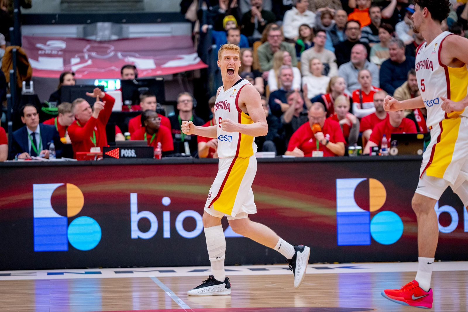 Las mejores fotos del Dinamarca-España de baloncesto