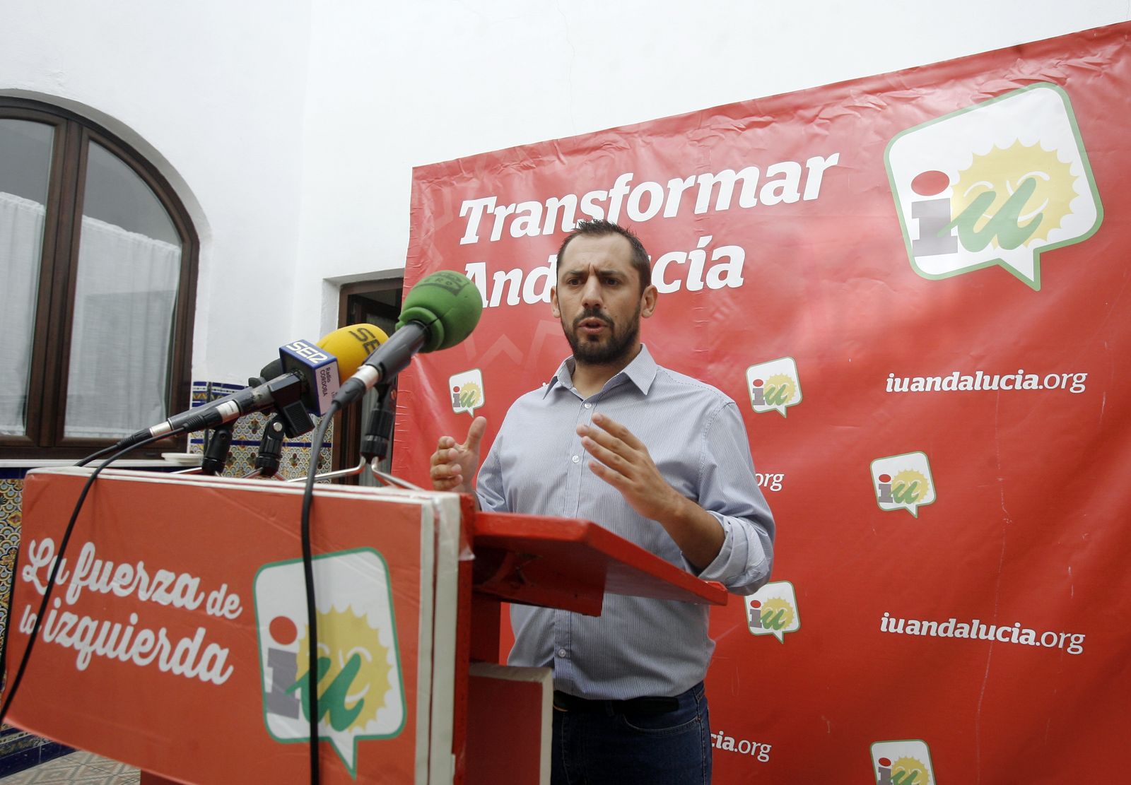 Sebastián Pérez, durante una comparecencia pública.
