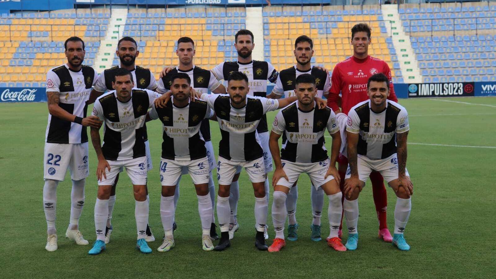 Once inicial del Xerez DFC en La Condomina.