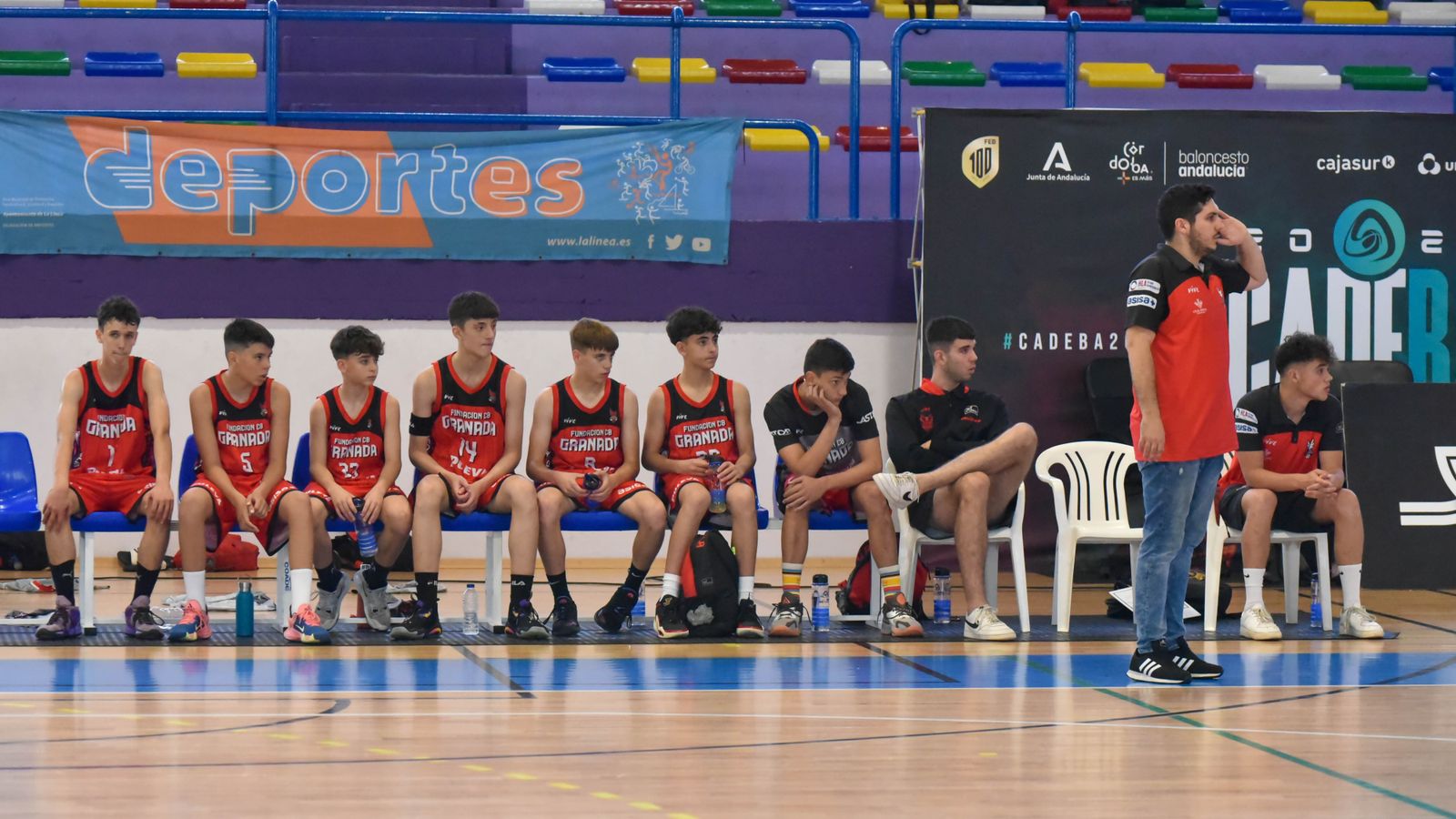 Las fotos de los cuartos de final del Cadeba infantil de La Línea