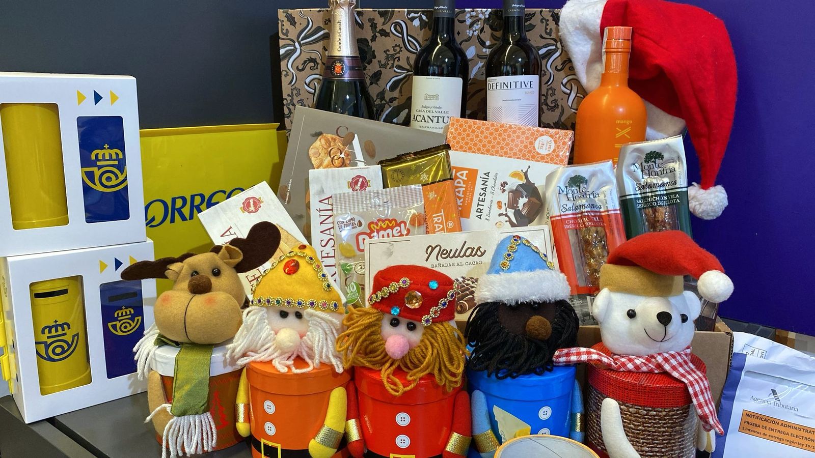 Cesta Navidad de Correos.