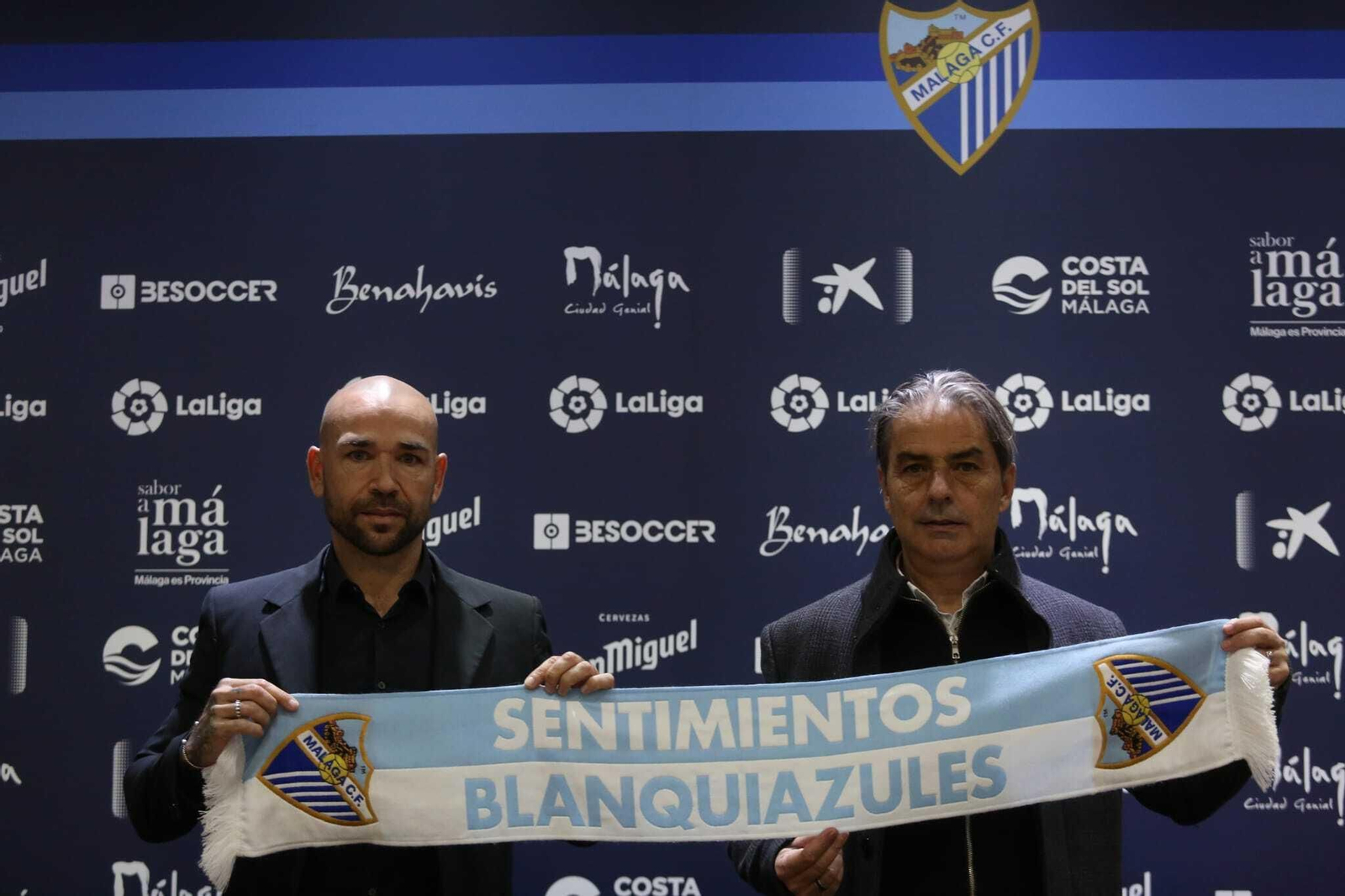 Las fotos de la presentación de Natxo González con el Málaga CF