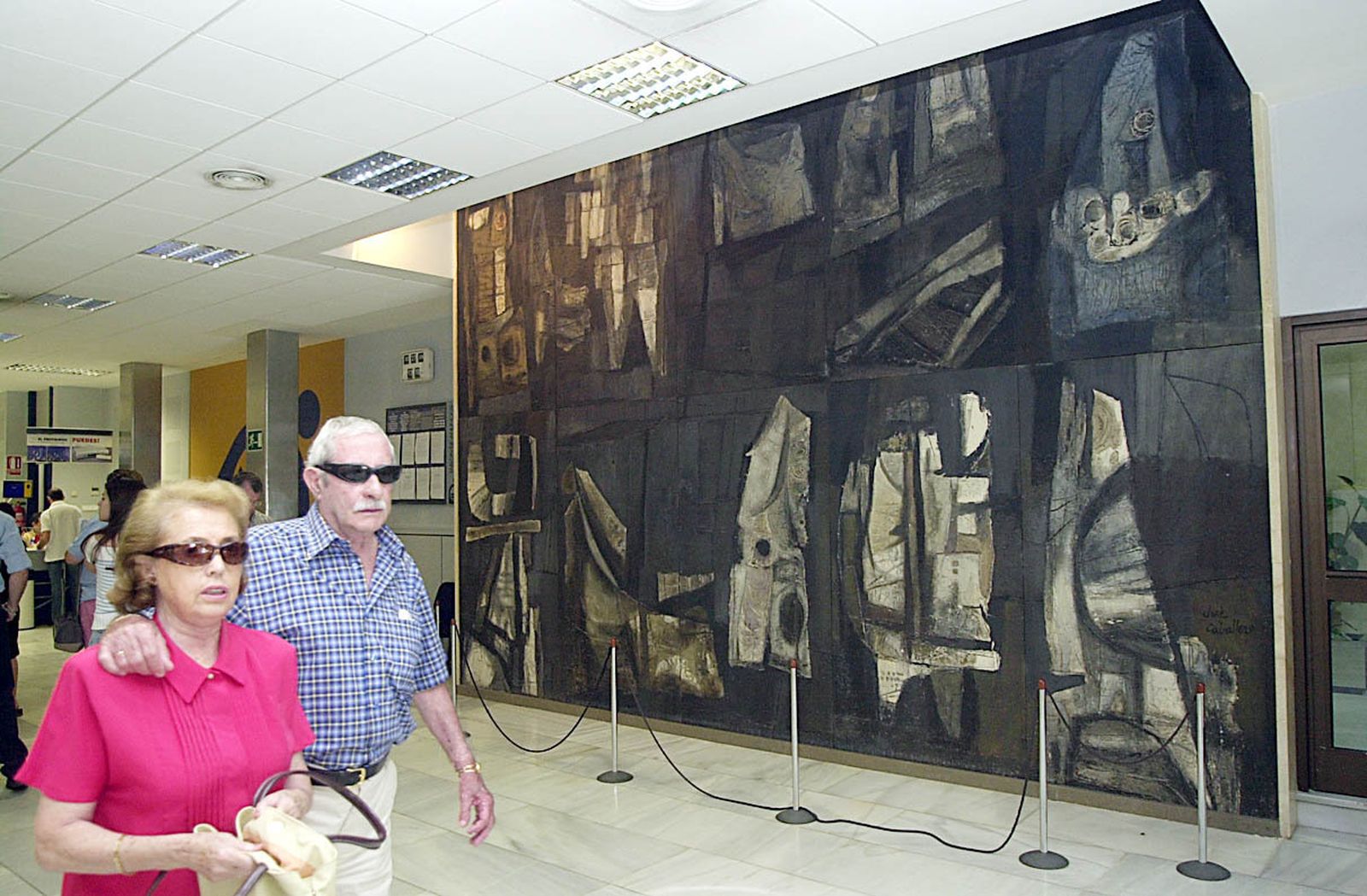 El mural de José Caballero en una imagen de archivo.